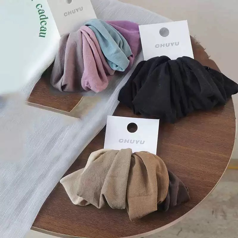 21g Weight Hair Tie Hair Accessories Type 4 Pieces Set Quantity Holiday, Daily Occasion Solid Color Pattern Women's Gender Korean Style, IG Style Style Women's IG Style Korean Style Solid Color Cloth Hair Tie 7