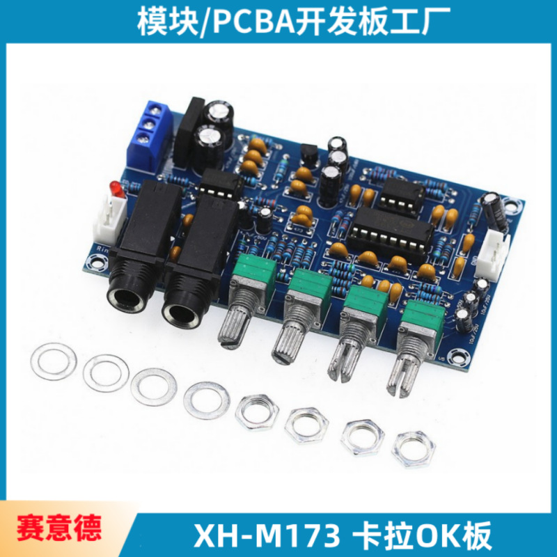 XH-M173 가라오케 보드 가라오케 잔향 보드 마이크 앰프 보드 노래 앰프 보드 노래방 앰프 보드