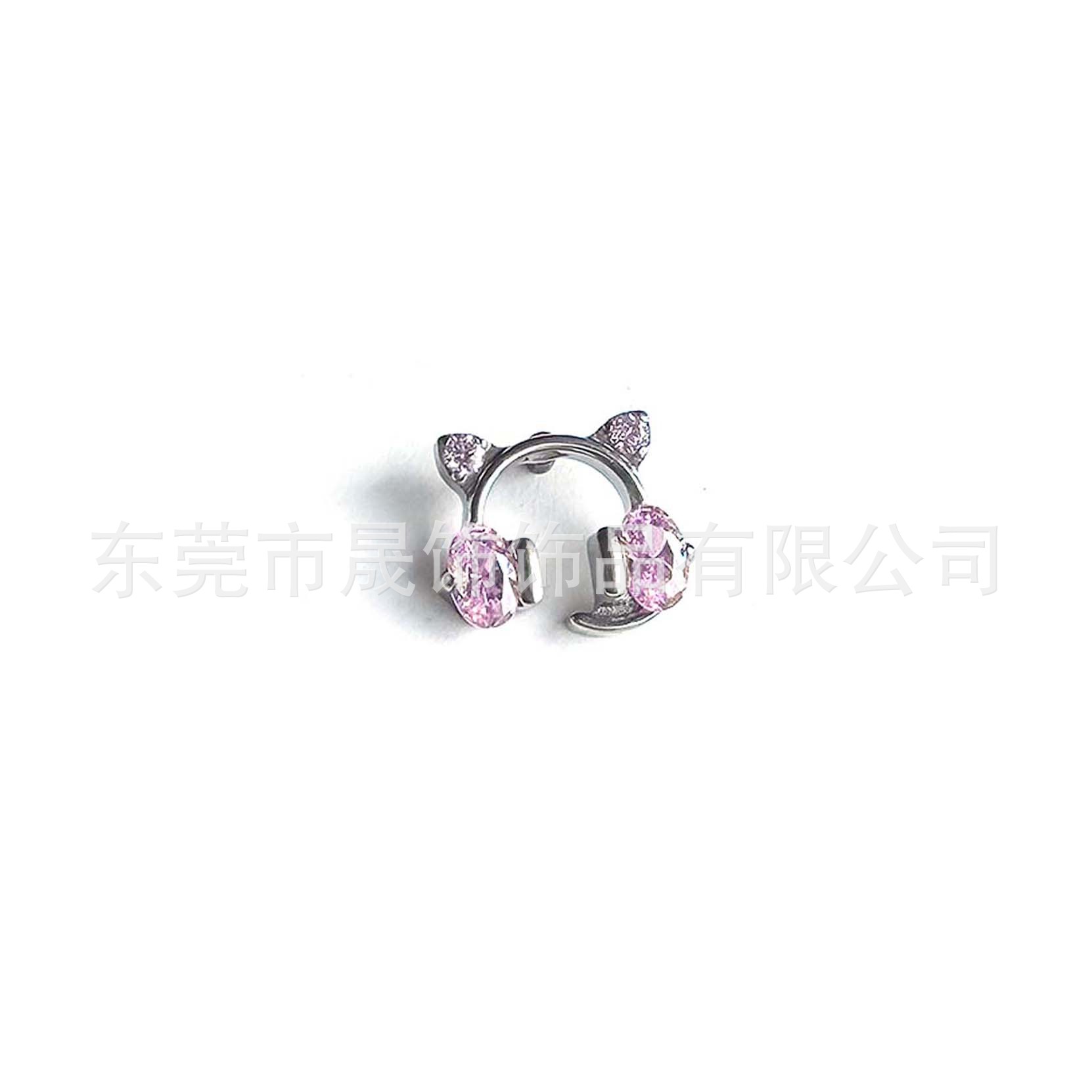F136 Titanium 电竞小猫 Ear Stud G23 Implant Grade Titanium Ear 机猫 Helix Cartilage Stud Labret Stud Piercing Jewelry Accessories 头