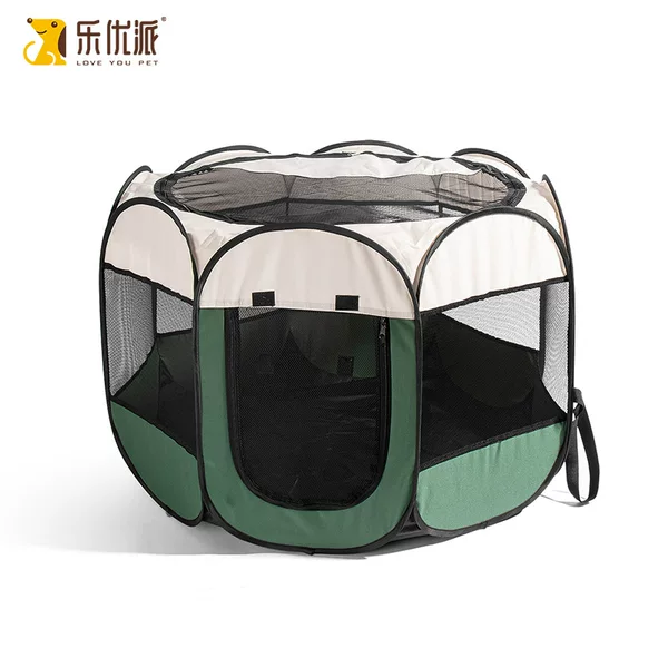 Octagonal Cat Cage, Cat Delivery Room, Foldableable Fence, Pet Tent, Universal for All Seasons, Household Indoor Large Cat Nest and Dog Cage
