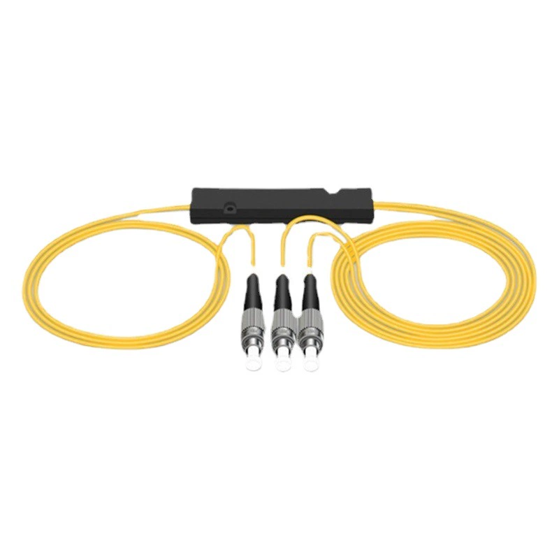 Оптический разветвитель один-два телекоммуникационного класса 1-к-2 косичка Тип 1:2 сплиттер оптического волокна конический разветвитель SC/lc