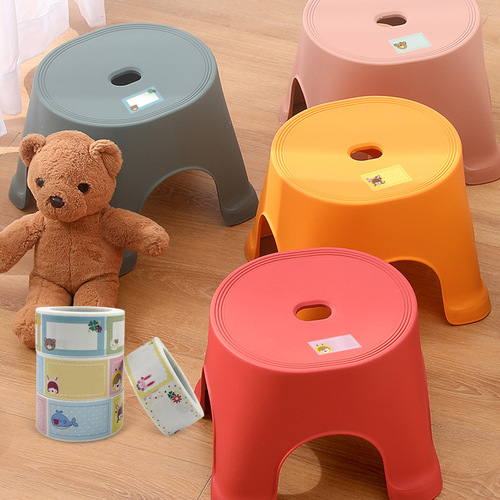Manufacturer wholesale pre-printed name sticker roll handwritten name stickers for kids, kindergarten name stickers, self-adhesive labels