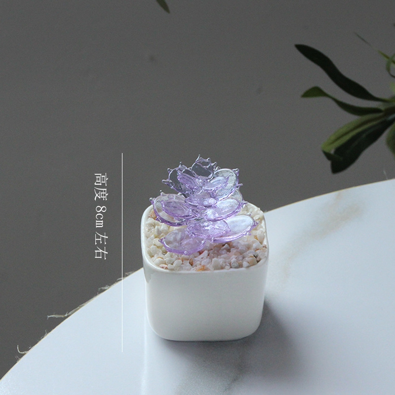 Monocromático violeta transparente