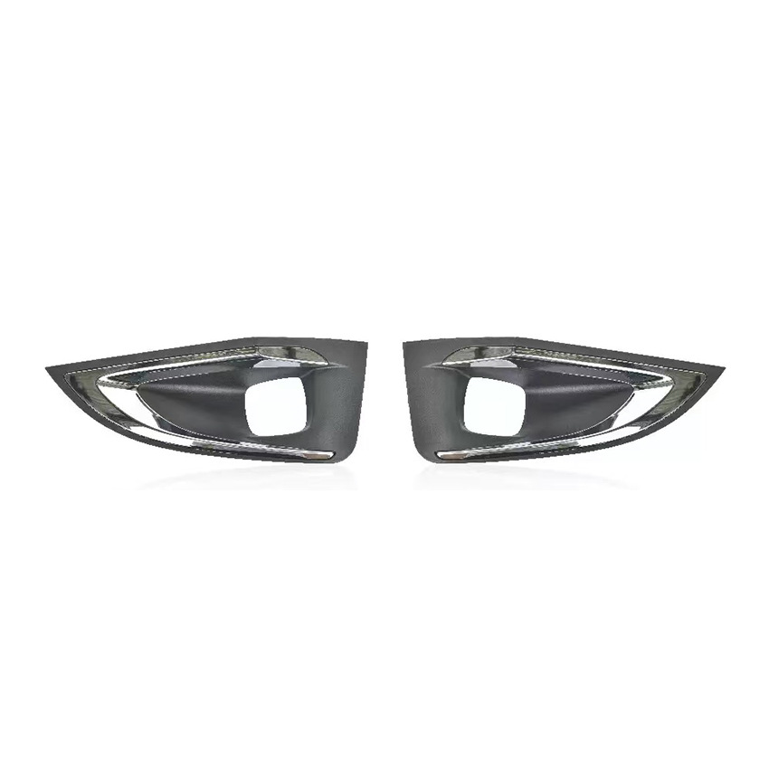 For Peugeot 3008 Fog Light Frame Trim Electroplating Frame 1806095X 1806096X