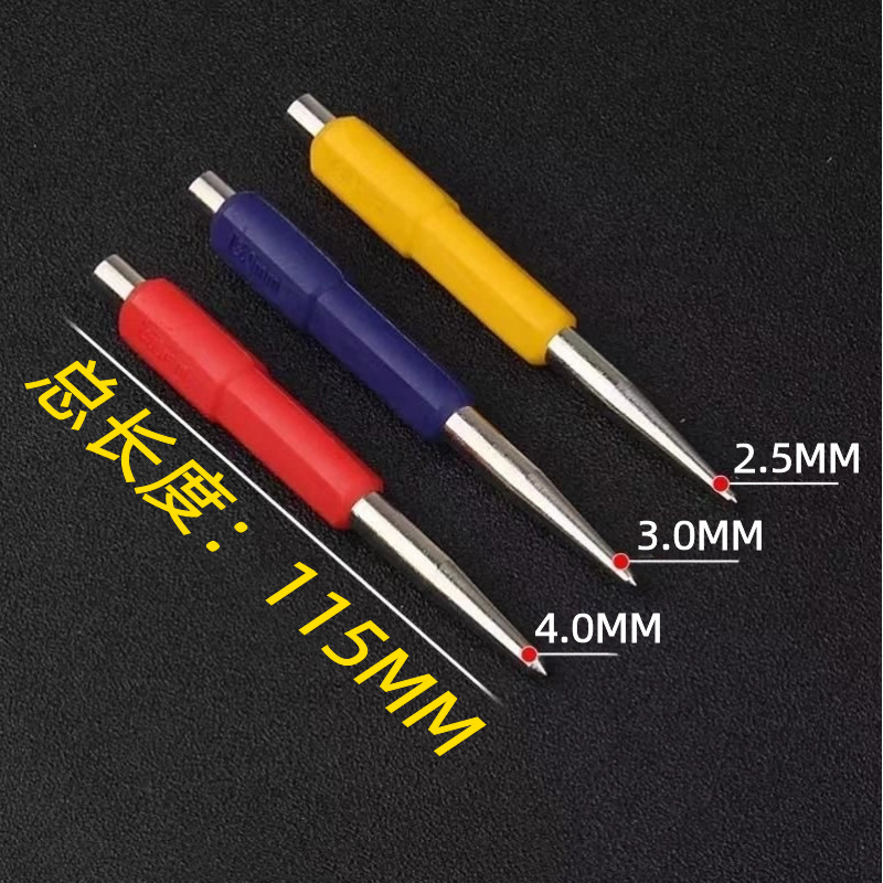 Alta dureza grado profesional muestra Punch Centro Punch posicionamiento Punch cilindro Punch Fitter perforación Punch pin Punch