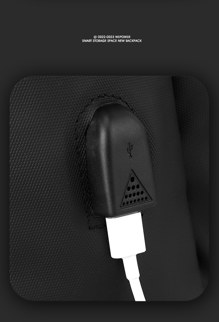 WEPOWER's new multi-functional business commuting computer backpack with USB and a large-capacity men's backpack undefined