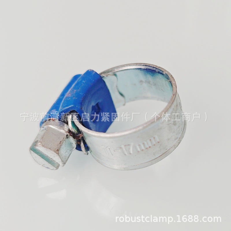 11 - 17 azules remachados cabeza de hierro galvanizado abrazadera de tubo de gas abrazadera de tubo de exportación de abrazadera de oriente medio