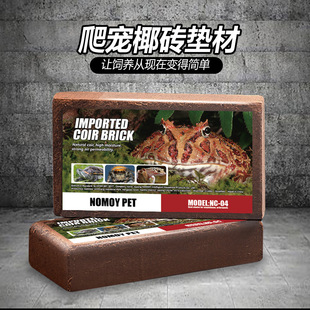 Nomo Turtle, Tortoise, Yellow-Edged Turtle, Red Rose Spider, Moisturizing Reptile Pet, Reptile Hibernation, Warmth, Coconut Soil, Coconut Brick Bedding Material