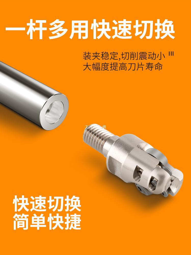 抗震锁牙式铣刀头螺纹刀头可换式刀头规格齐锁牙头1135/1604