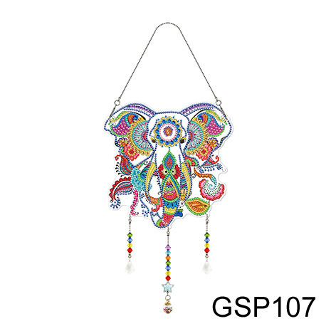 Diamante pintura Amazon transfronteriza DIY adornos de Navidad marca llena de diamantes 5d cristal mariposa diamante pintura viento carillones Decoración