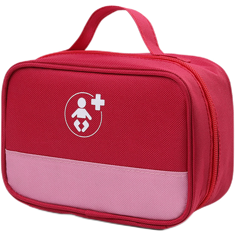 Bolsa de almacenamiento de medicina portátil Portátil Bolsa De Salud bolsa de prevención de epidemias Viajes Familia pequeña caja de medicina bolsa de primeros auxilios bolsa de la escuela del estudiante apertura
