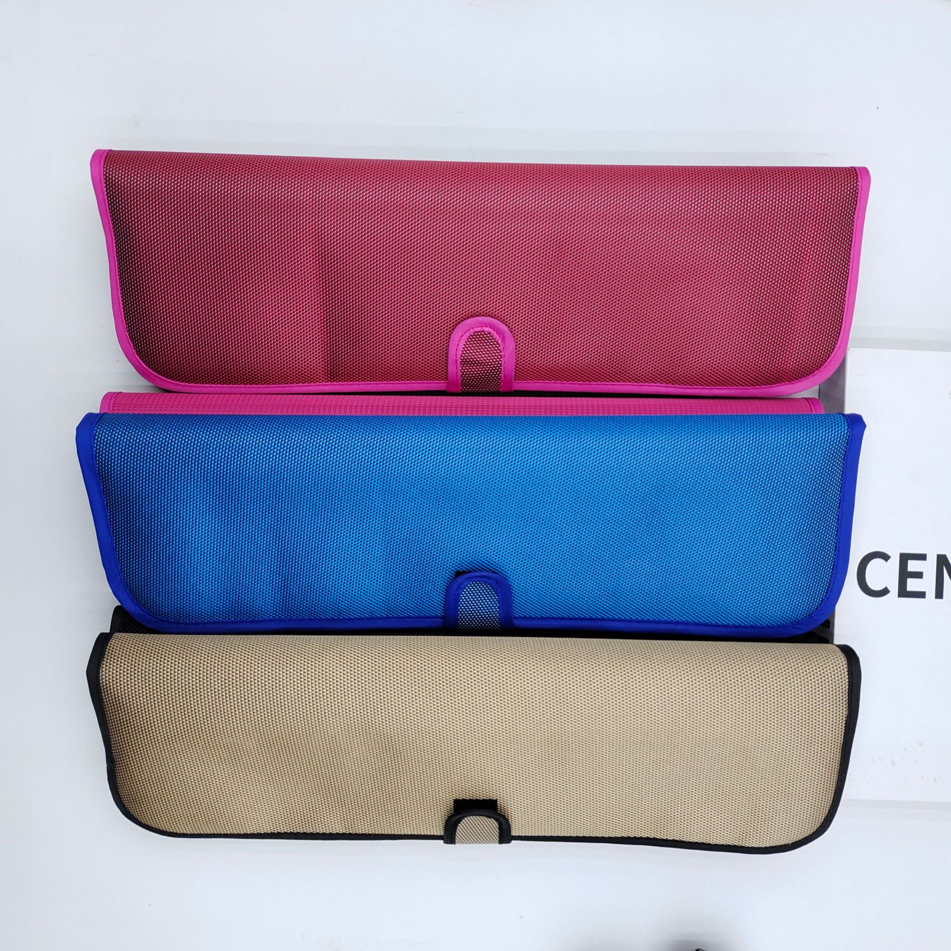 En stock rizador de pelo liso anti-escaldado bolsa plancha de pelo resistente a altas temperaturas anti-escaldado bolsa de almacenamiento peine eléctrico plegable bolsa de almacenamiento