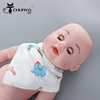 Baby Saliva towel children Snaps Bandage baby Bib Infants Newborn Supplies