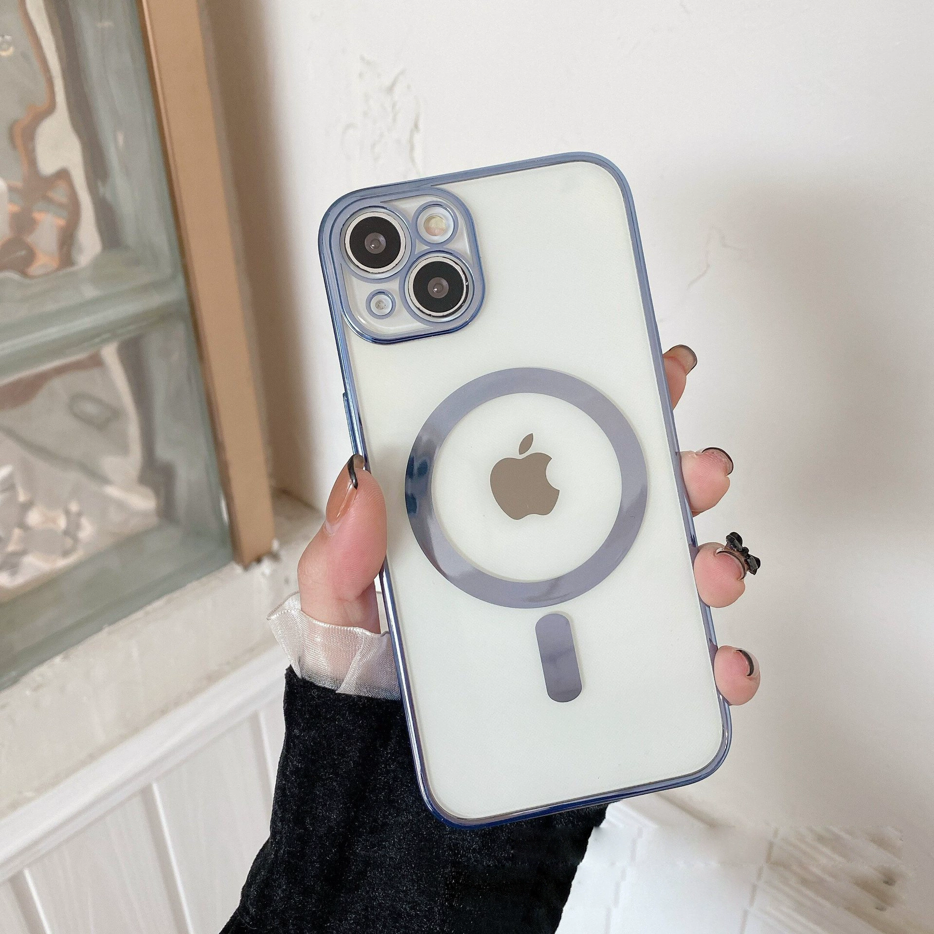 Apple, прозрачный совместимый защитный чехол, iPhone14, чехол для телефона, 14promax, 8plus