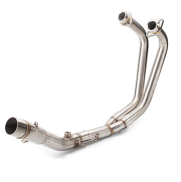 Applicable to YAMAHA front section modification R3/R25/MT03 stainless steel front section elbow exhaust modification