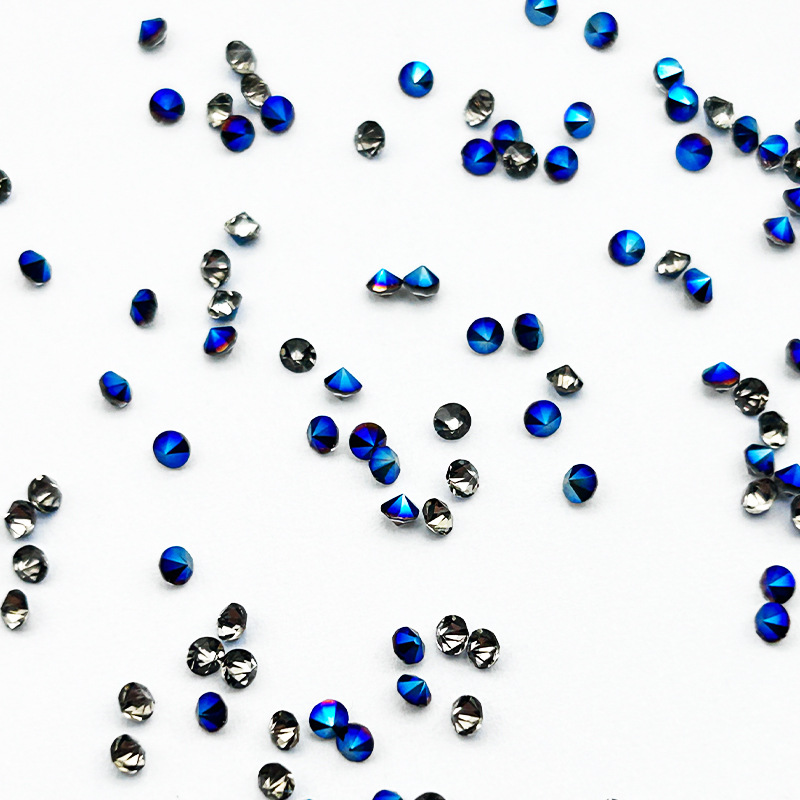 Nueva moda aguda taladro de uñas bolsas accesorios taladro caliente accesorios de ropa accesorios accesorios de joyería cristal suelto