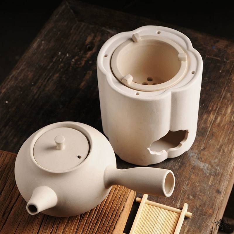 Tea room fire bowl bubble tea tower room room hotel carbon furnace side handle handlebar rough pottery kung fu tea wind furnace olive furnace