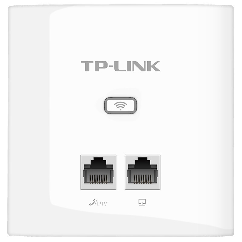 TP-LINK 墙壁无线AP面板WIFI支持itv电话AP300I-POE薄款 香槟金 