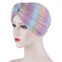 Европейская и американская AliExpress новая плиссированная индийская сумка шляпа мусульманская однотонная простая ленточная шляпа в наличии