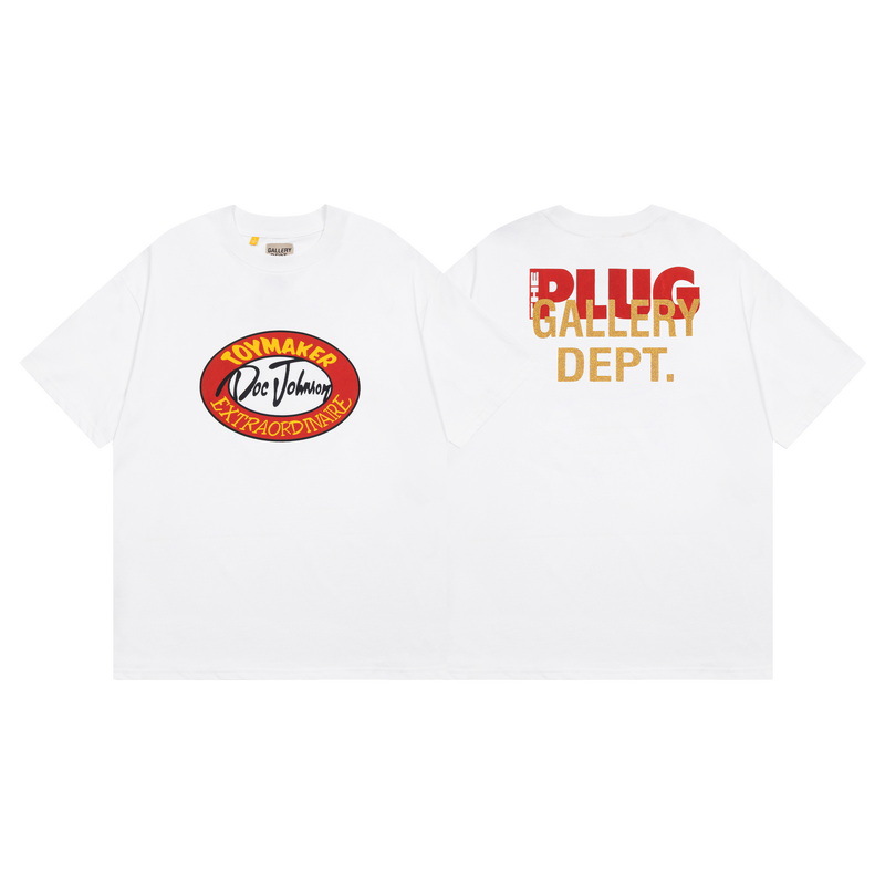 Al por mayor galería DEPT lavado apenado manga corta de moda vintage cráneo imprimir pareja desgaste suelta camiseta verano