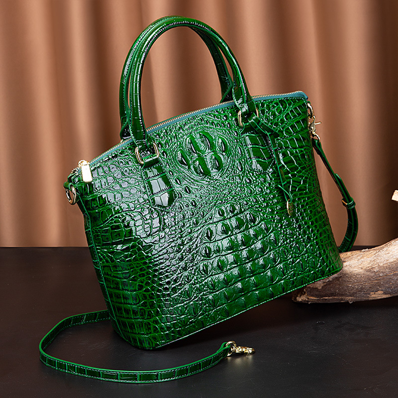 Crocodile Brahman 3D Neue Handtasche aus echtem Leder für Damen Doukuai Live Broadcast Organization_voghion.com