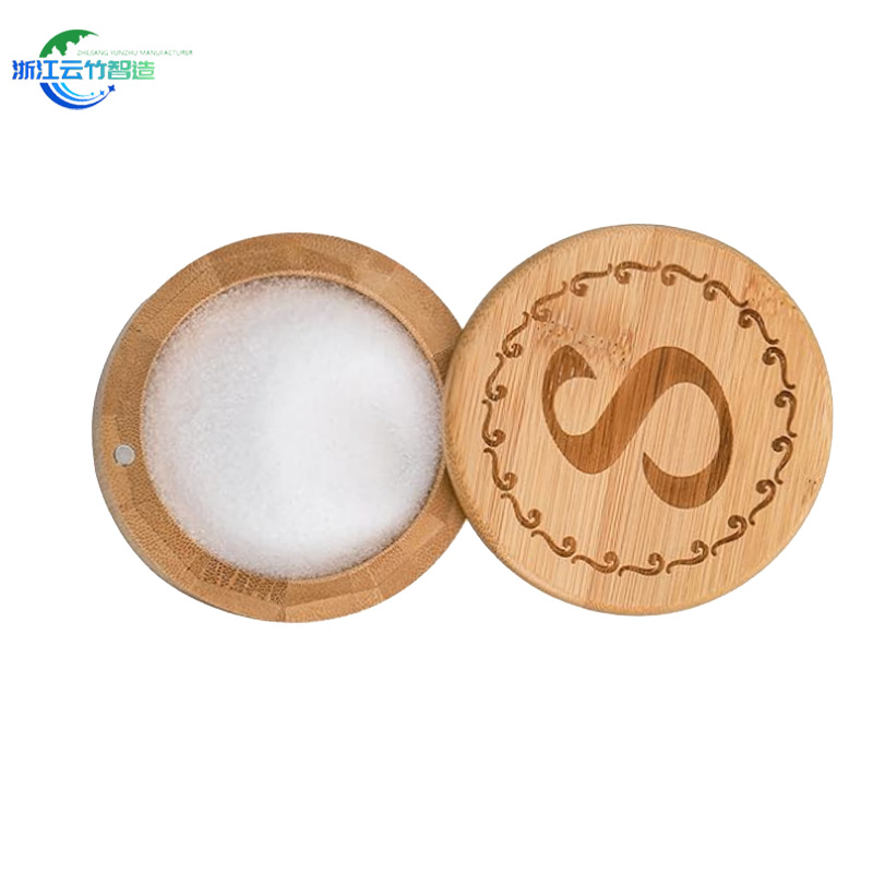 Amazon bambú sal tarro cocina suministros condimento tarro botella láser cruz-frontera giratoria condimento tarro especia rack