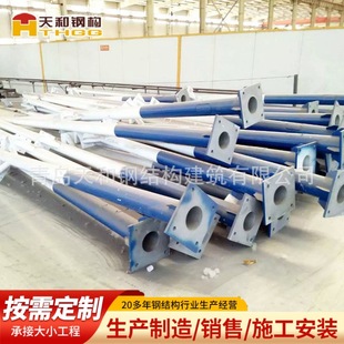 Qingdao Manufacturers Process Traffic Sign Poles, Traffic Light Road Guide Poles, Reflective Signs, Octagonal Monitoring Poles