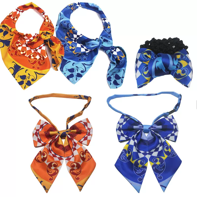 适用于建设银行员工领带 建行领花领结职业丝巾 司徽女士头花