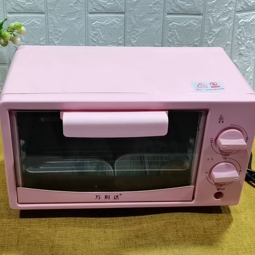 전기오븐 12L 듀얼제어타이밍 [핑크]