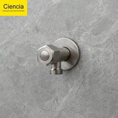 304不鏽鋼馬桶角閥家用4分冷熱龍頭進水開關閥衛浴五金加厚八角閥