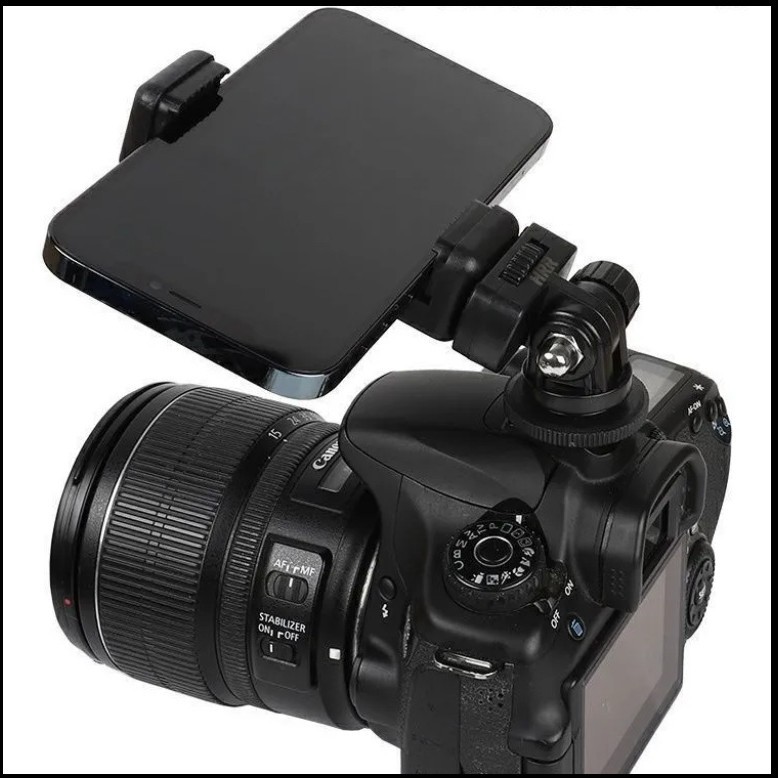 Hot Shoe Mobile Phone Holder Suitable for Canon Nikon Slr Mirrorless Camera Accessories Viewfinder Fixed Pan/Tilt Base