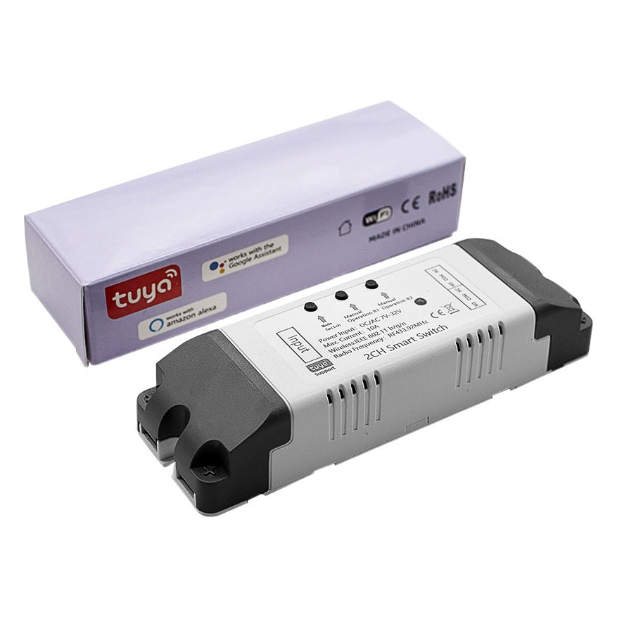 Wiifi Tuya граффити 2-точка/самоблокировка/блокировка беспроводной приемный модуль контроллер 433.92M