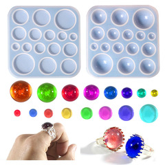 Prideful DIY resin mold gemstone sticker ring pendant silicone mold mirror resin mold