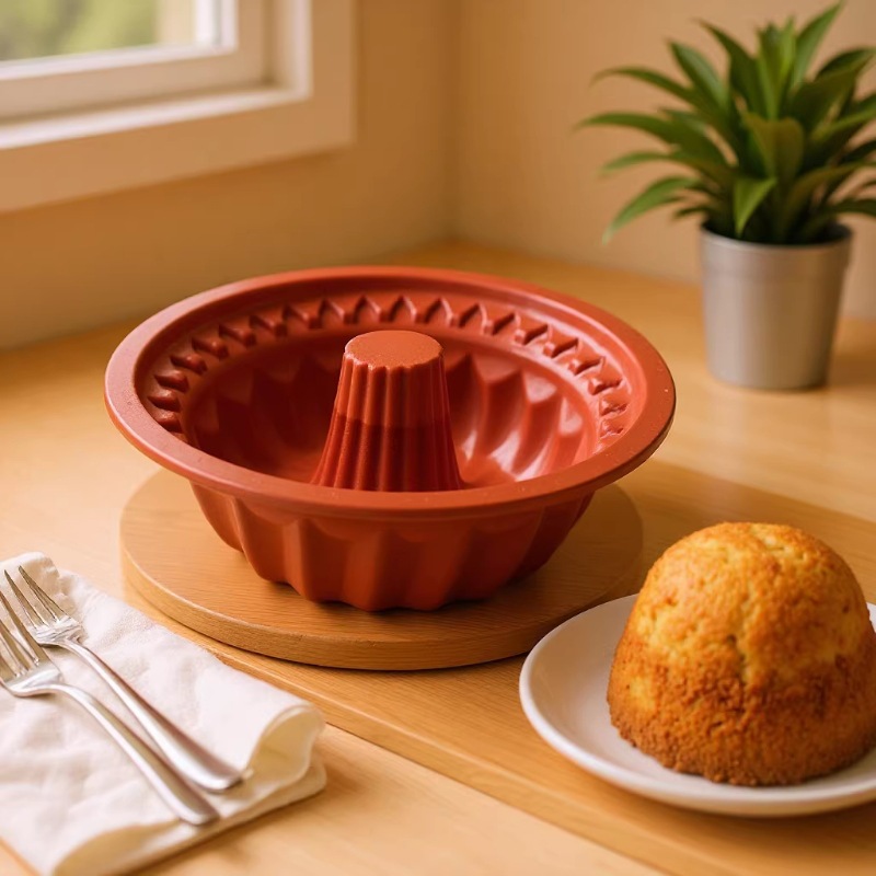 南瓜型戚风蛋糕硅胶模具创意面包蛋糕模烤箱家用烘焙工具批发