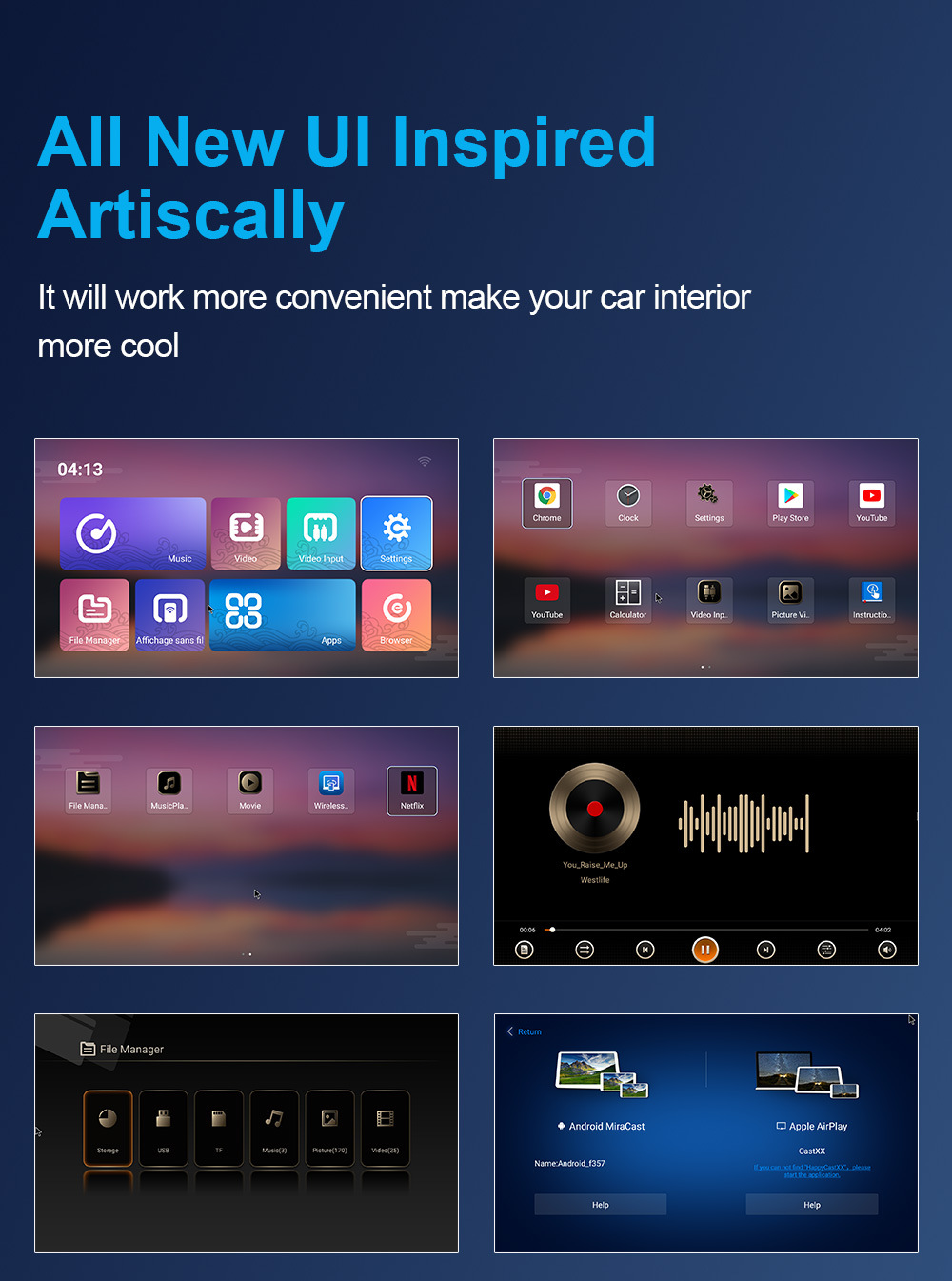 22inch Rv, Commercial Vehicle, Bus, Universal Vehicle-Mounted High-Definition Display, Tv, Android Touch Ceiling Monitor