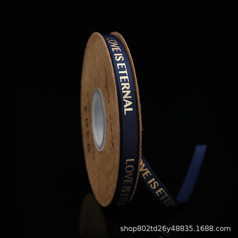 Cinta regalo flor caja de regalo embalaje pastel de cumpleaños decoración hilo cinta dorado cinta inglesa