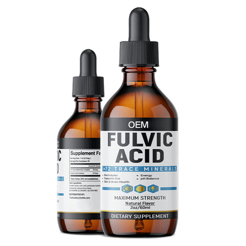 Fulvic acid drops, humic acid, fulvic acid 85+ trace mineral elements