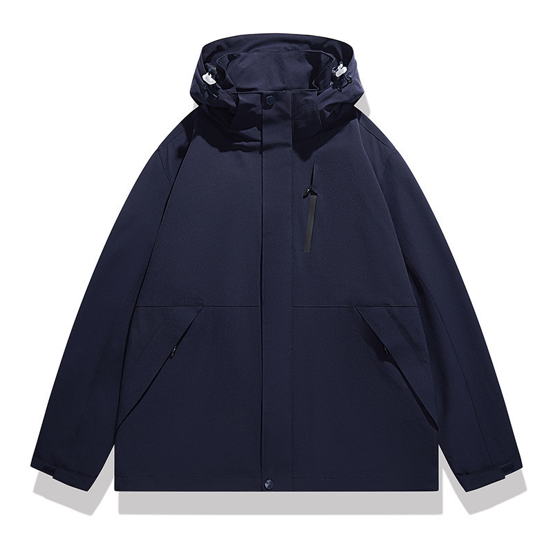 Jacket Men's Autumn and Winter Lightweight Workwear Style American Style Jacket Men's Hooded Trendy Sports Casual Jacket Men's Clothing