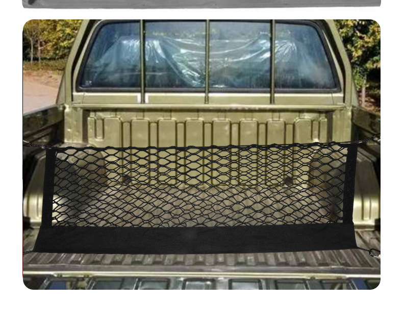 Manufacturer's New Product: Universal Car Trunk Storage Net, Storage and Organizing Net for Car Trunk, Luggage Barrier Net