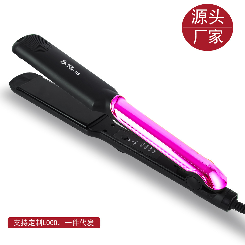 Cross-Border Dual-Use Electric Hair Straightener and Curling Iron, Easy to Carry Hair Styling Tool, Straightening Comb, Ceramic Hair Straightener