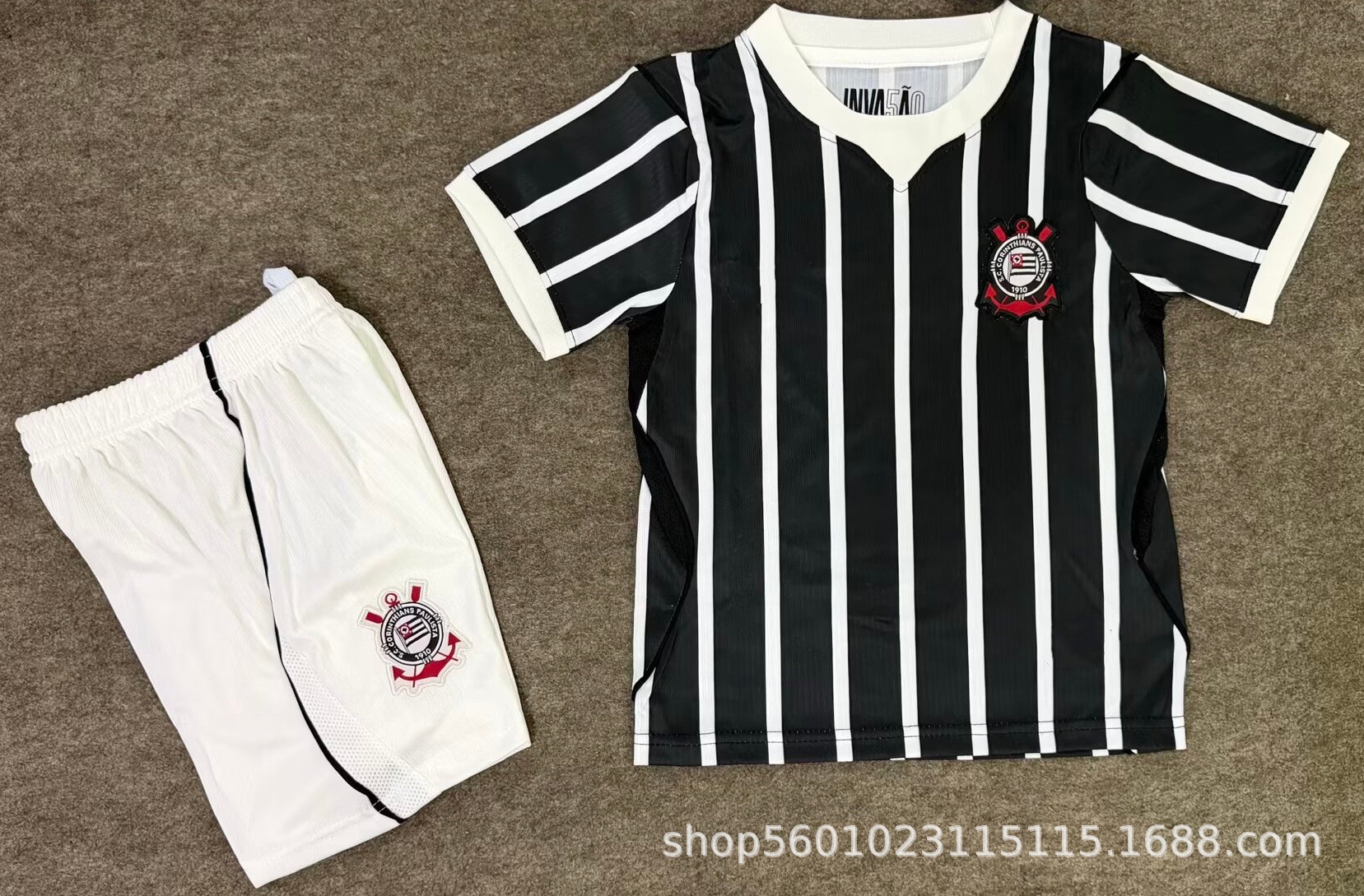 2627 nueva ropa infantil LWP París Real Madrid Juve Manchester United Chelsea camiseta ropa de fútbol ropa infantil