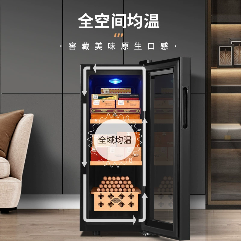 Пиджак сомнительная формулировка: Eggnters Cigar Cabinet с температурой 35°C, увлажнение, ветряная холодная встроенная двойная система охлаждения, снег pine алкогольный маленький шкаф для хранения сигар