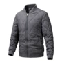 不连帽外贸休闲纯色棉服