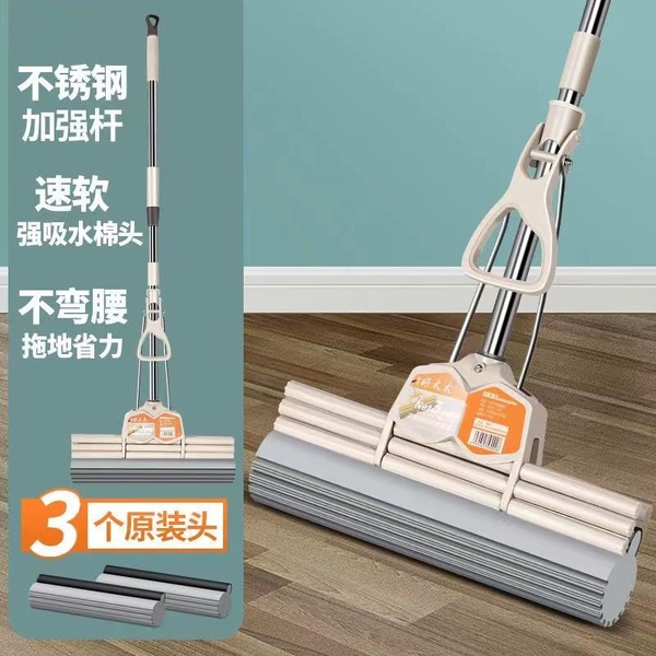 Enhanced three-row 38cm rice coffee color (3 heads in total) extended stainless steel pole 128cm extended stainless steel pole