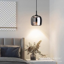 卧室床头吊灯现代简约创意轻奢后现代高级感餐厅灯床头小吊灯