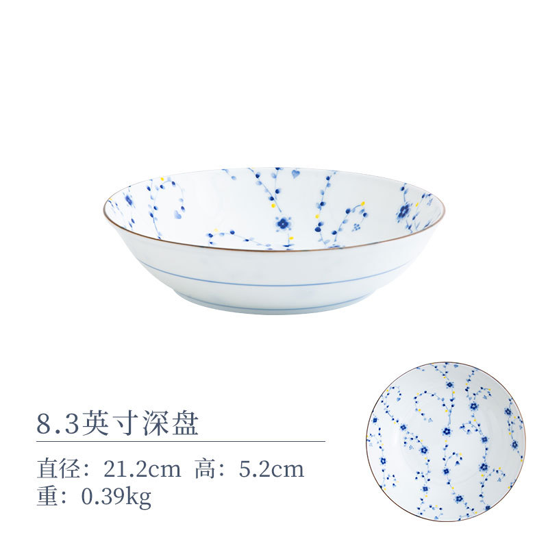 8.3 인치 딥 플레이트 21.2*5.2cm