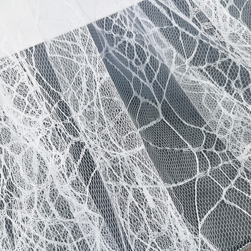 跨境热销万圣节网纱蜘蛛网蕾丝恐怖节日装饰派对窗帘帷幔披风帽子
