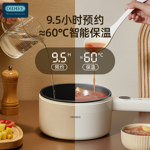 German OIDIRE electric cooking pot dormitory student pot small instant noodles multi-functional all-in-one hot pot electric wok small electric pot