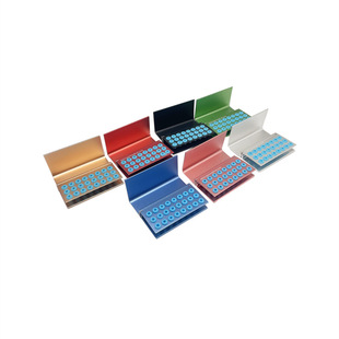 Supply dental material needle placement high and low speed needle disinfection rack 24 hole silicone car needle holder manufacturers