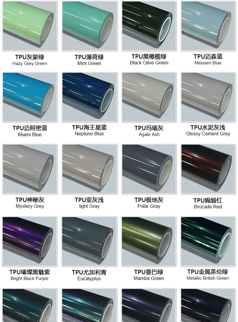 Carlaissl Tpucolor Change Film Self Healing Colored Car Wrap